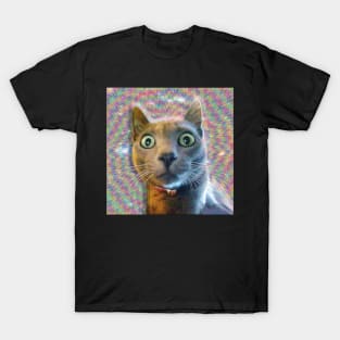 Big Eye Cosmic Kitty T-Shirt